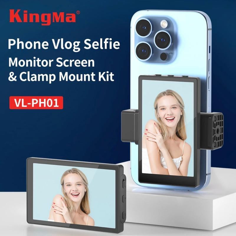 Selfie/Vlog Mirror Screen Monitor - Mobile Phone Accessory - Magnetic Attachment