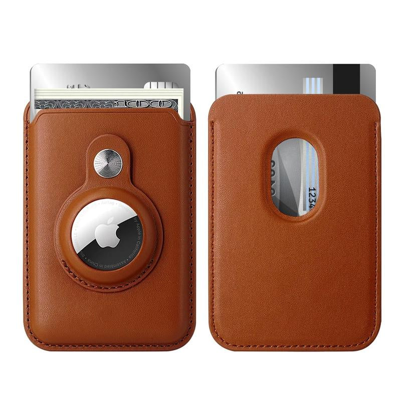 Magnetic Card Wallet with Built-In Airtag Pocket – Secure, Trackable Holder for Phone