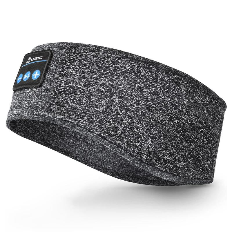 Sleeping Headphones Bluetooth Headband, Soft Long Time Play Sleeping Headsets with Built in Speakers Perfect for Workout,Running,Yoga,Travel, Darkgray