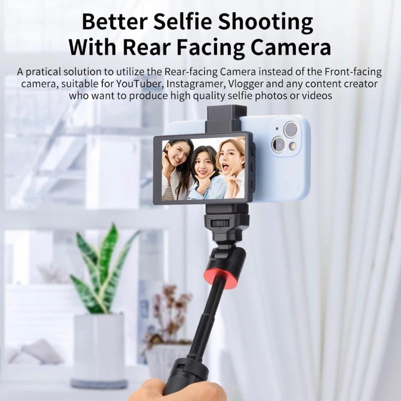 Selfie/Vlog Mirror Screen Monitor - Mobile Phone Accessory - Magnetic Attachment