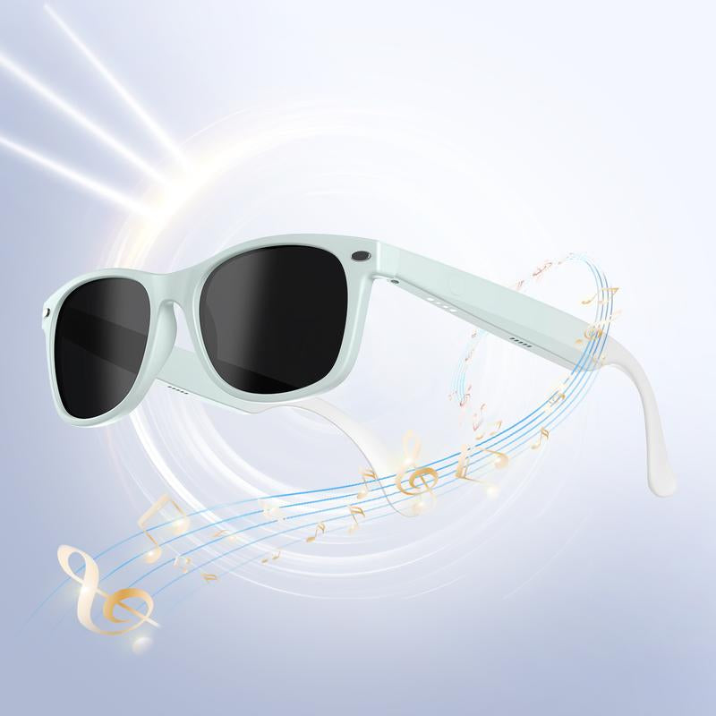 【Christmas Gift /Black Friday】Woman Gift Fashion Smart Glasses，Newly Upgraded Stereo Sound to Listen to Music,Wireless Headphone Smart Glasses,Earphones and Glasses Two in One New Listening Experiences,Athletic/Outdoor UV Protection and Voice Control