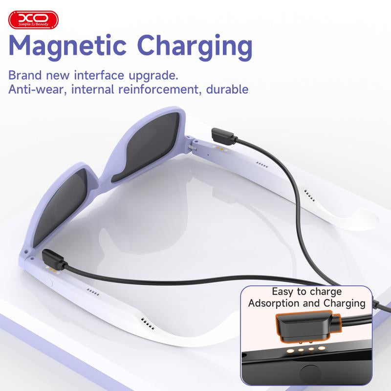 【Christmas Gift /Black Friday】Woman Gift Fashion Smart Glasses，Newly Upgraded Stereo Sound to Listen to Music,Wireless Headphone Smart Glasses,Earphones and Glasses Two in One New Listening Experiences,Athletic/Outdoor UV Protection and Voice Control
